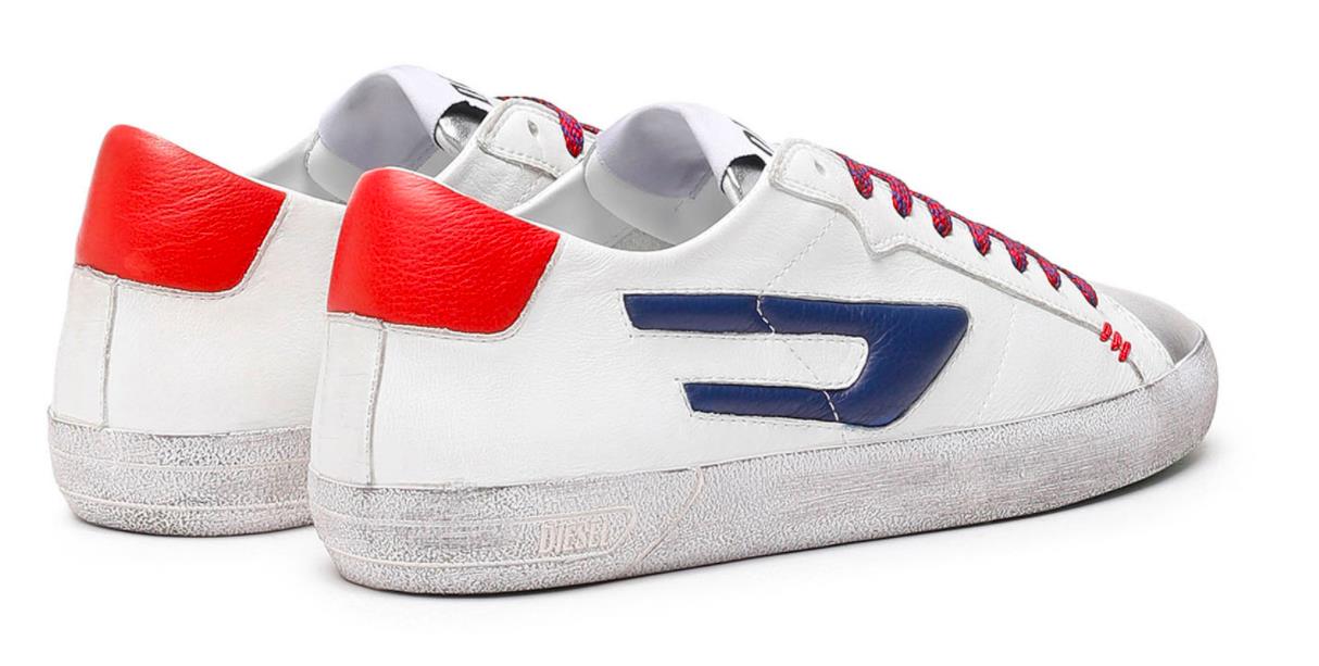 Diesel S-Leroji Low X Y02971-P4790-H9221 Mens White Sneakers