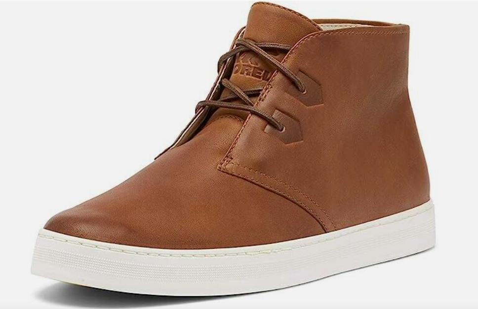 SOREL Caribou Mod Chukka Mens Brown Waterproof Leather Boots  display picture 1