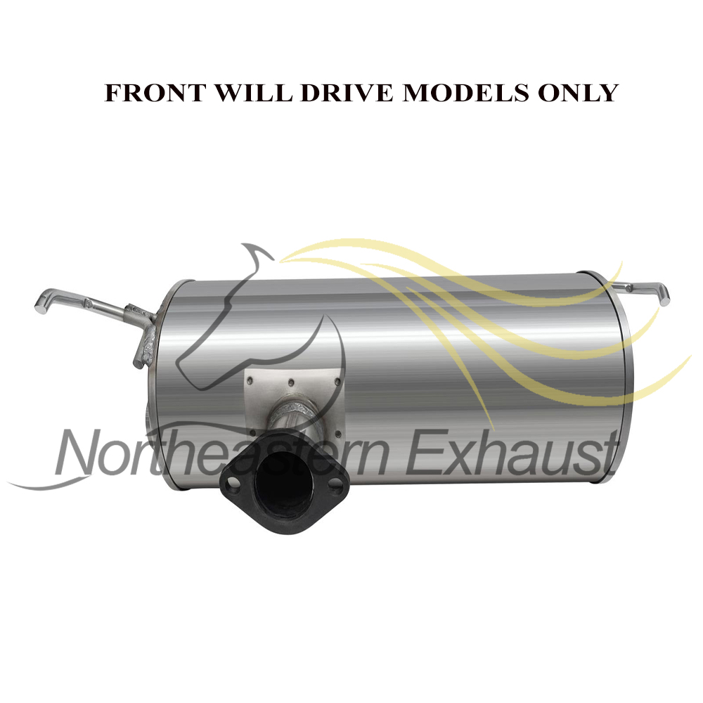 Cat Converter Resonator Muffler Exhaust kit fits: 2007-10 Toyota Sienna 3.5L FWD