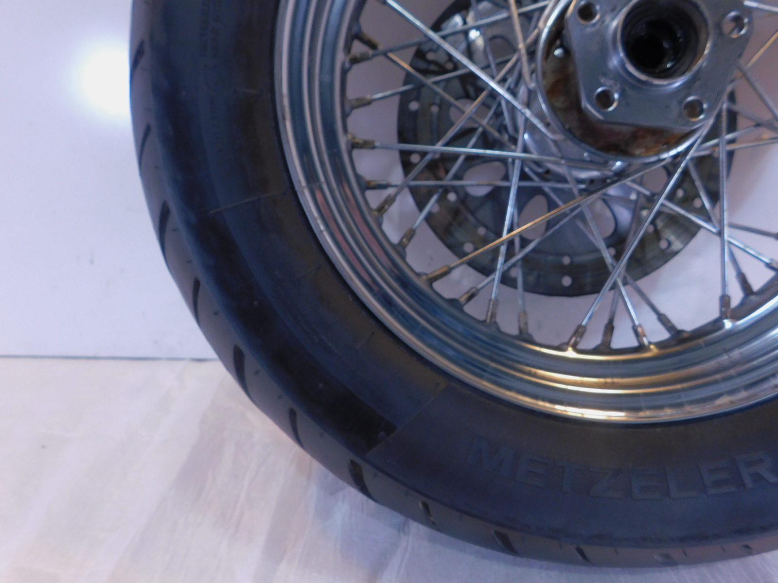 2000 2001 2002 & 2003 Indian Gilroy Scout Chrome Laced Rear Wheel