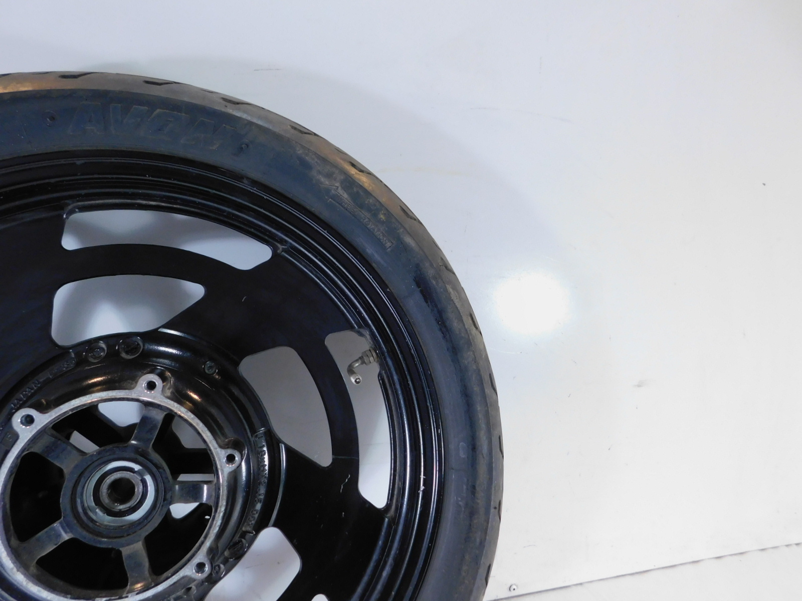 1996 1997 1998 Yamaha V-Max 1200 VMX12 OEM Black Cast Front Wheel