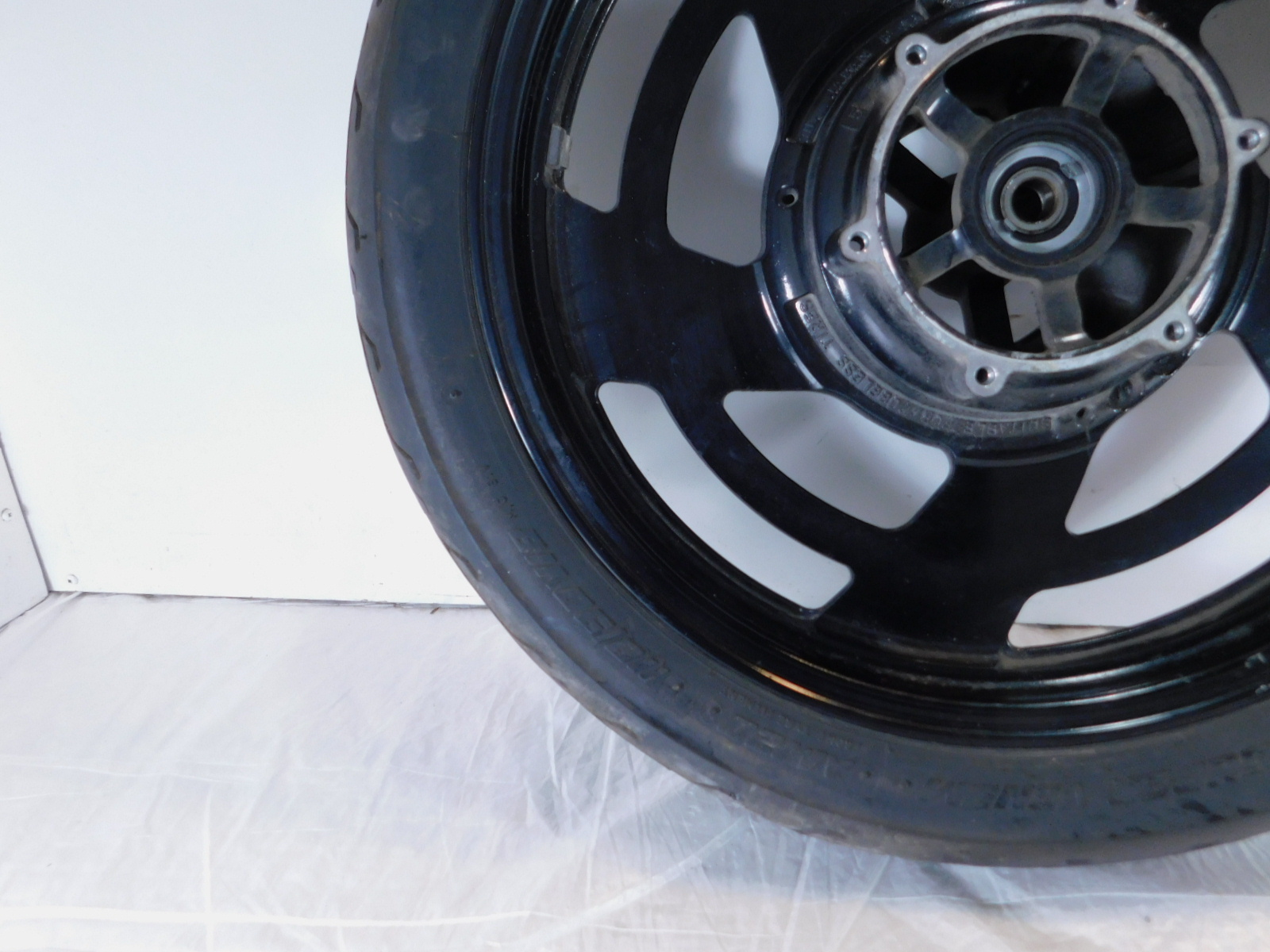 1996 1997 1998 Yamaha V-Max 1200 VMX12 OEM Black Cast Front Wheel