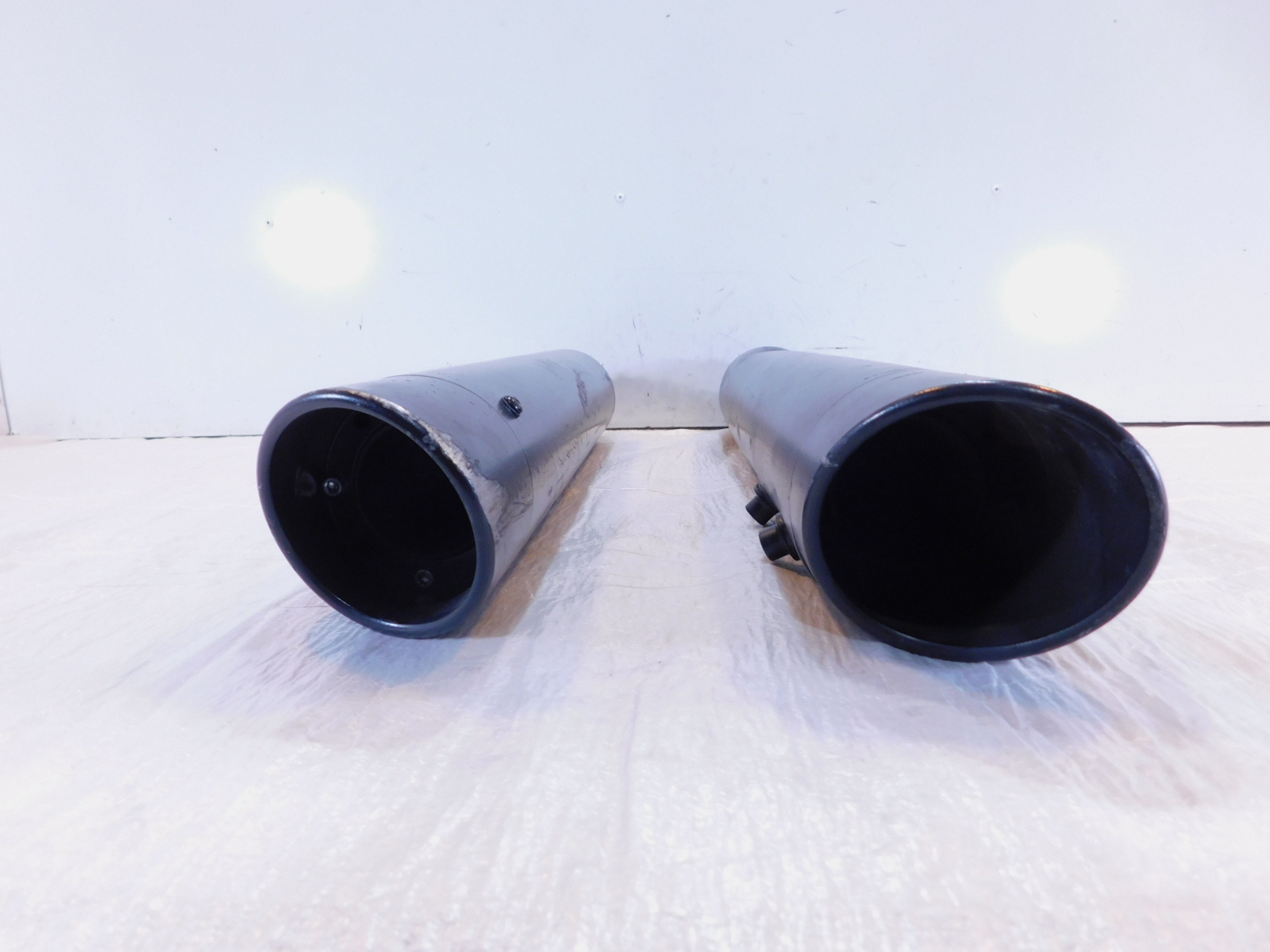 Harley Davidson Electra Road Street Glide Black Left Right Exhaust
