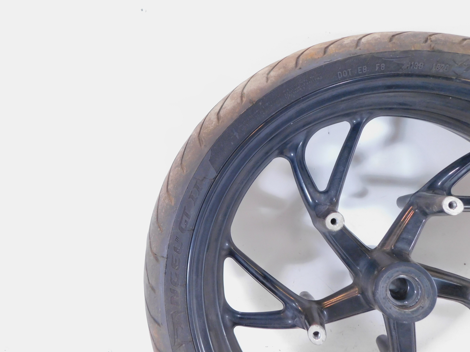 2009-2014 BMW F800R F800 R R1200R Cast Black Front Wheel Rim - 3.5