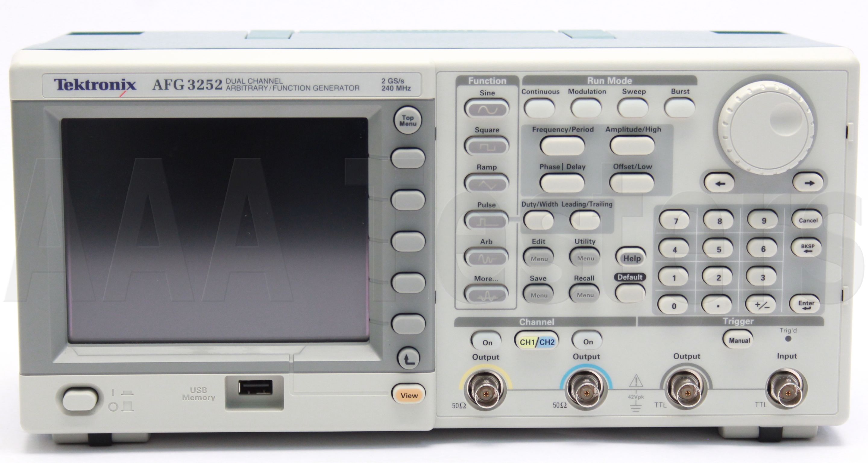 Tektronix AFG3252 Dual Channel Arbitrary Function Generator 1MHz