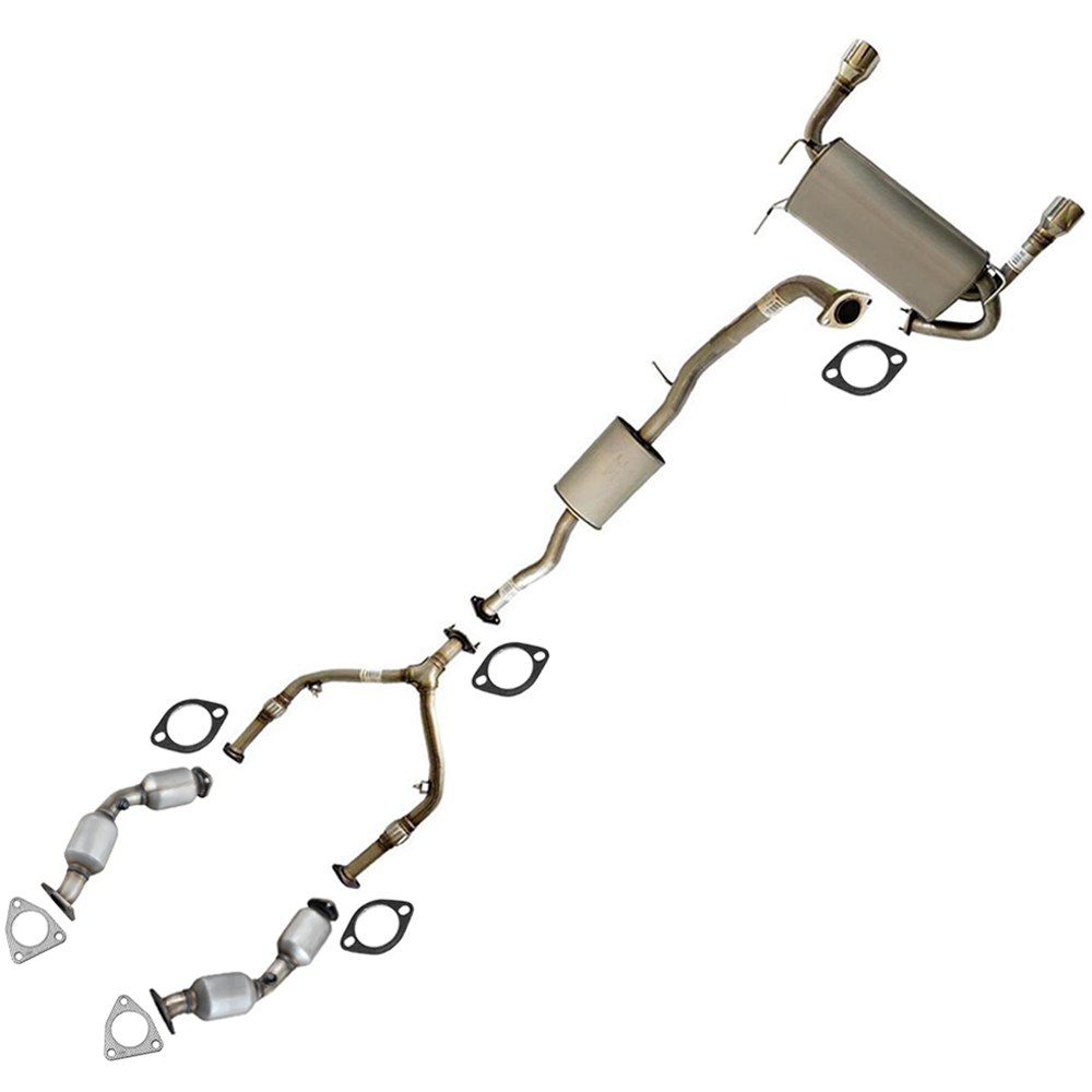 EPA Approved Complete Exhaust System Kit fits: 2003-2008
