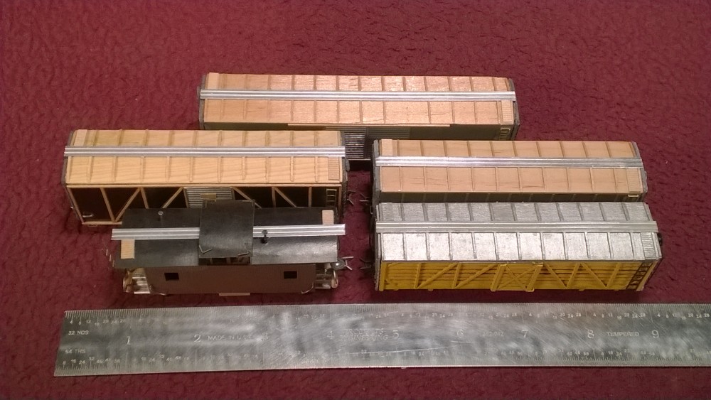 3 HP PRODUCTS TT-GAUGE FREIGHT 6-CAR SET W/ CABOOSE | eBay