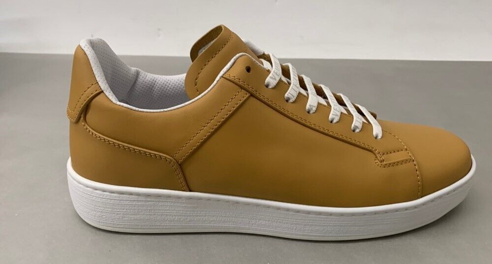 Bottega Veneta Men's Butterscotch Leather Lace-Up Sneaker EU