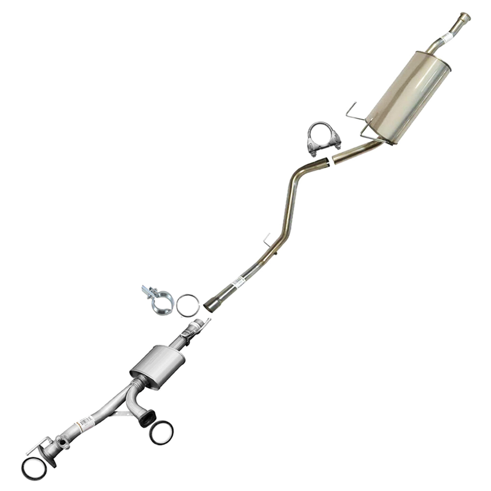 Resonator Pipe Muffler Exhaust System fits: 2003-2004 Tundra