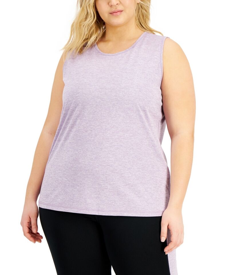IDEOLOGY Moisture Wicking Flat Seems Active Wear Tank Top Plus 1X 