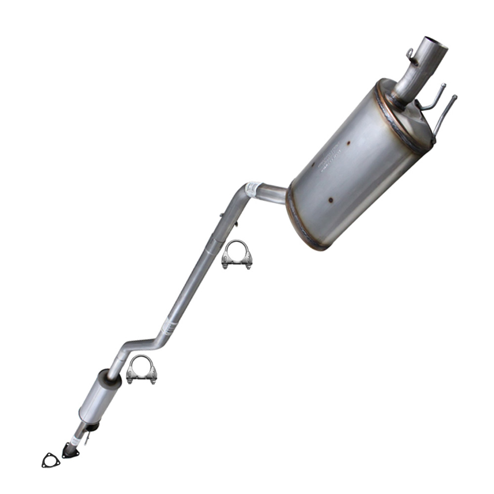 小物 HKRdsquared2 BOA MUFFLER Stainless Steel CatBack Exhaust Muffler fits: 2013-2017 Honda