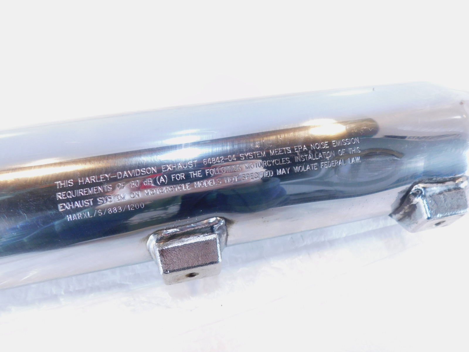 ℋ 様 Harley Davidson Sportster 883 & 1200 Custom & Low Chrome Exhaust