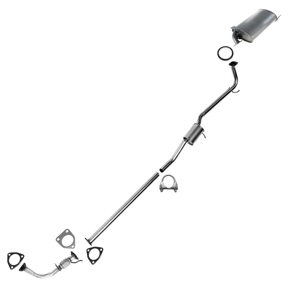 Northeastern Exhaust Front Pipe Resonator Muffler For 1998-2002 Honda Accord 2.3L