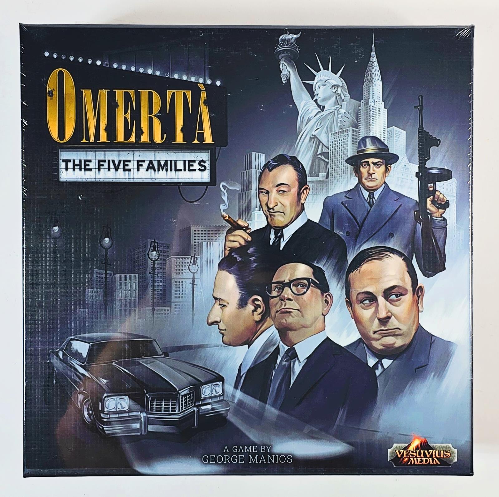 Vesuvius Media Omerta The Five Families Deluxe Kickstarter Edition - SEALED - Bild 2 von 8