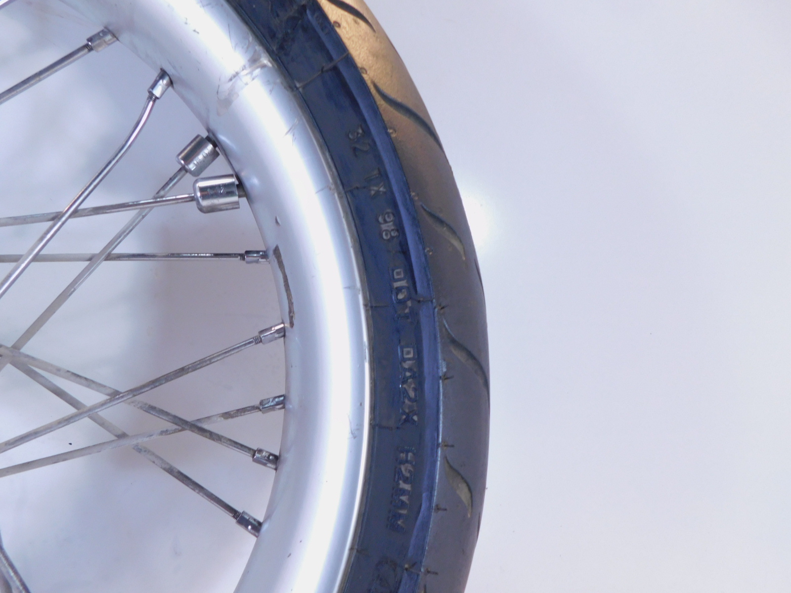 2009 Harley Davidson Dyna Street Bob FXDB Silver Laced Front Wheel