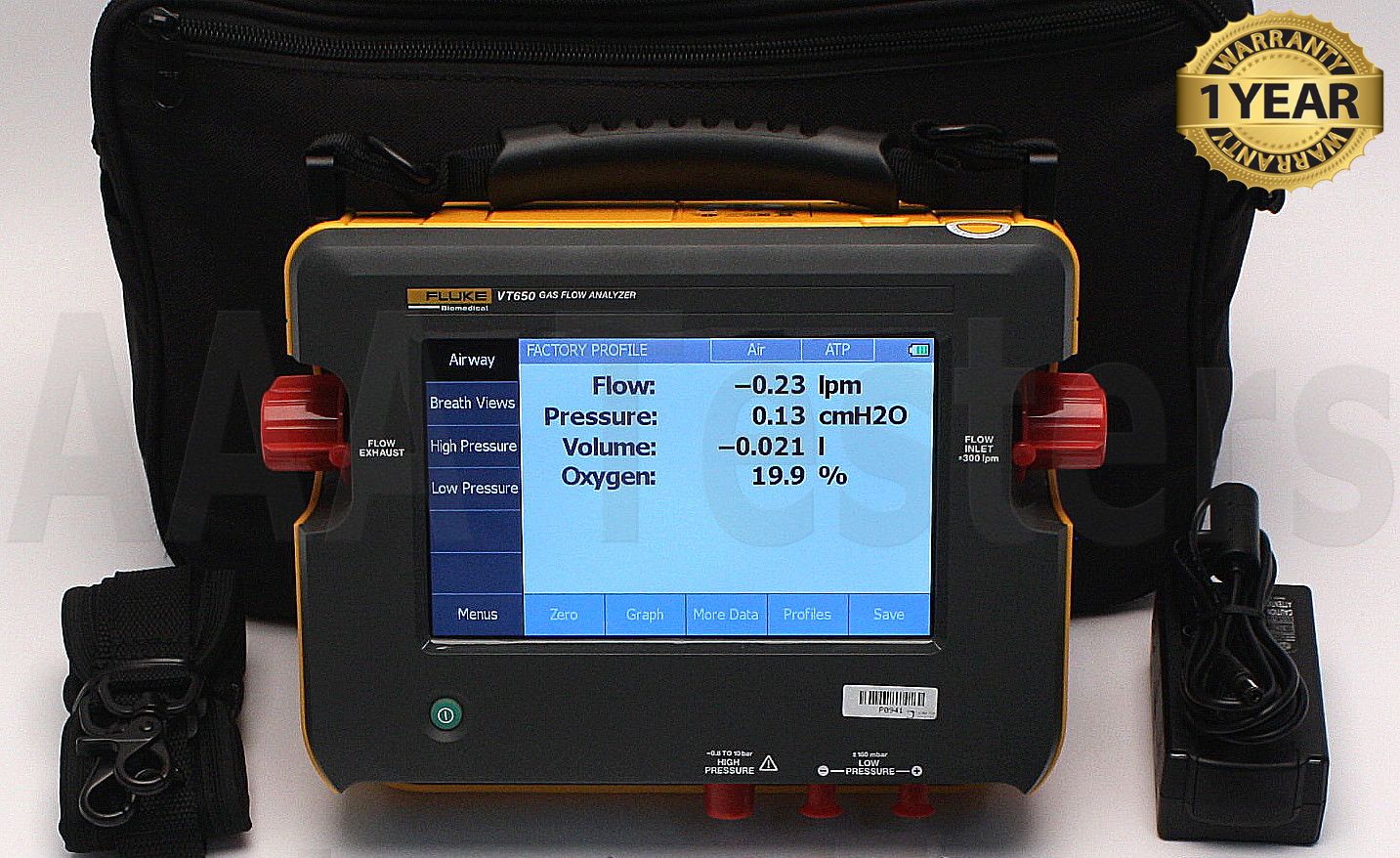 Fluke Biomedical VT650 Gas Flow Ventilator Analyzer | eBay