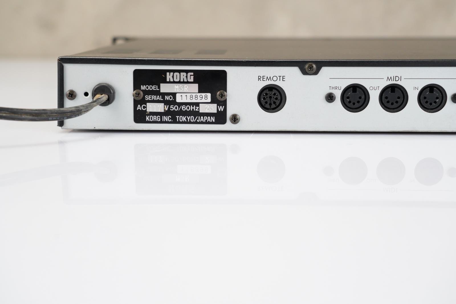 DTM・DAW KORG M3R Korg M3R Rackmount AI Synthesizer Module w/ Manuals