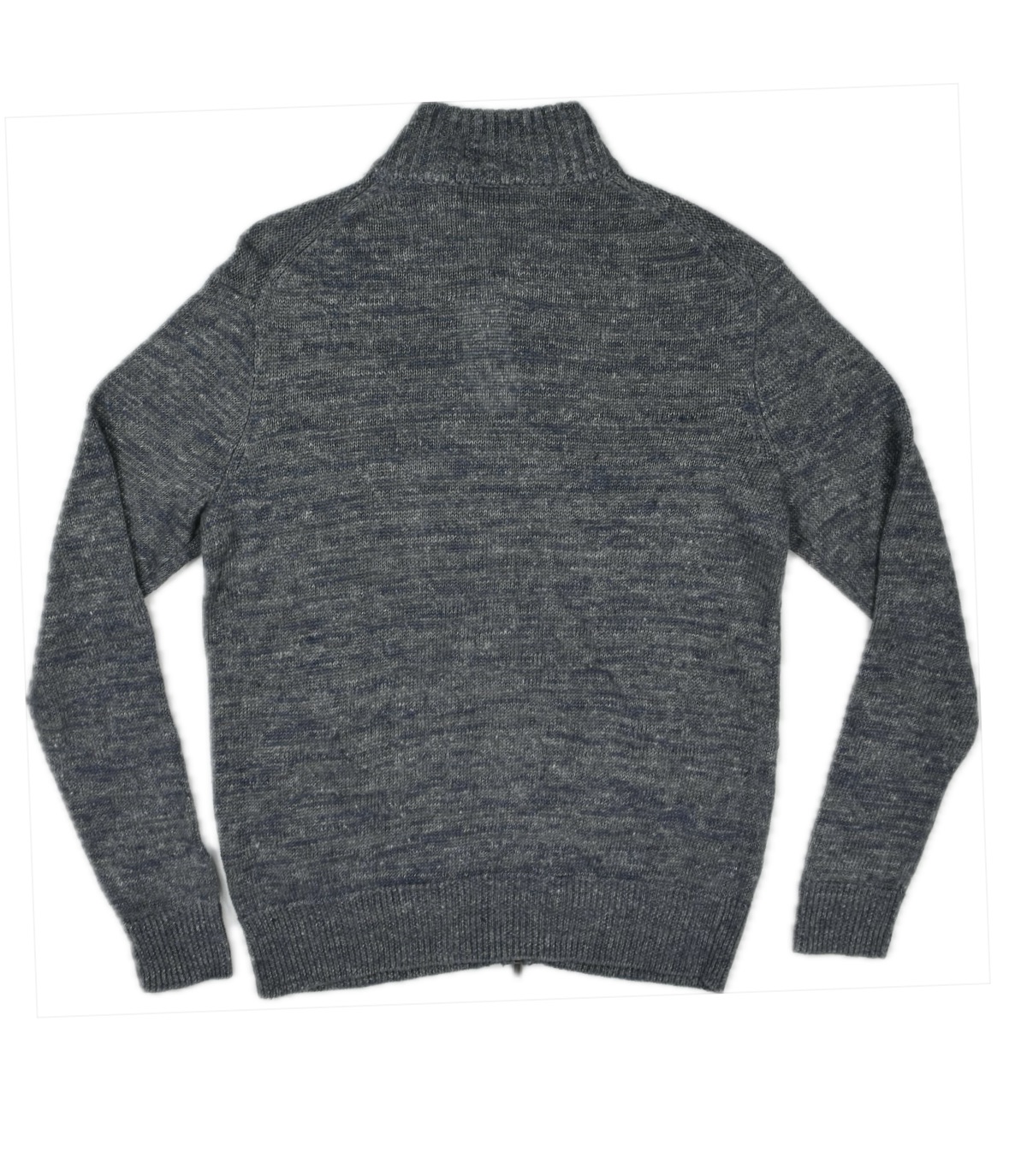 The Men's Store Linen Melange Knit Full Zip Sweater Jacket XL New