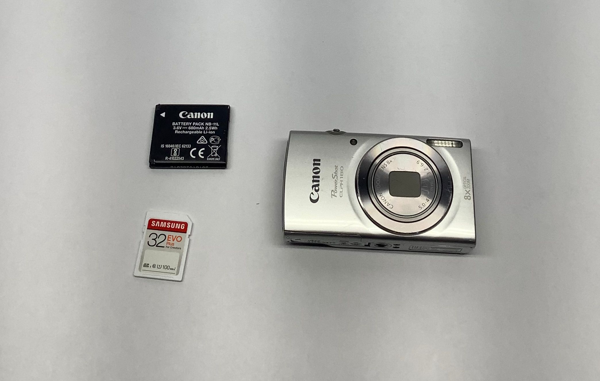 Canon PowerShot ELPH 180 8X Optical Zoom PC2275 Digital
