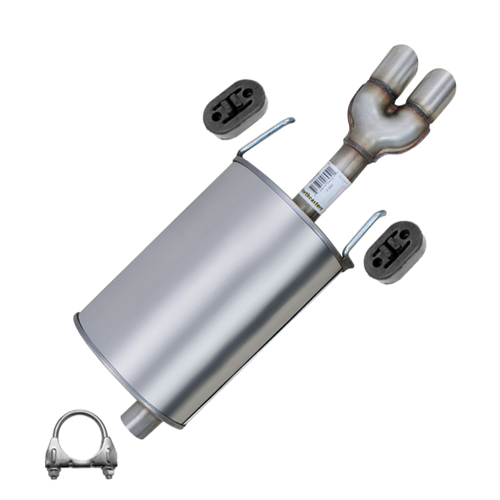 Stainless Steel Y-Pipe Resonator For 2003-2008 Pontiac Grand Prix 3.8L (Dual Exhaust)