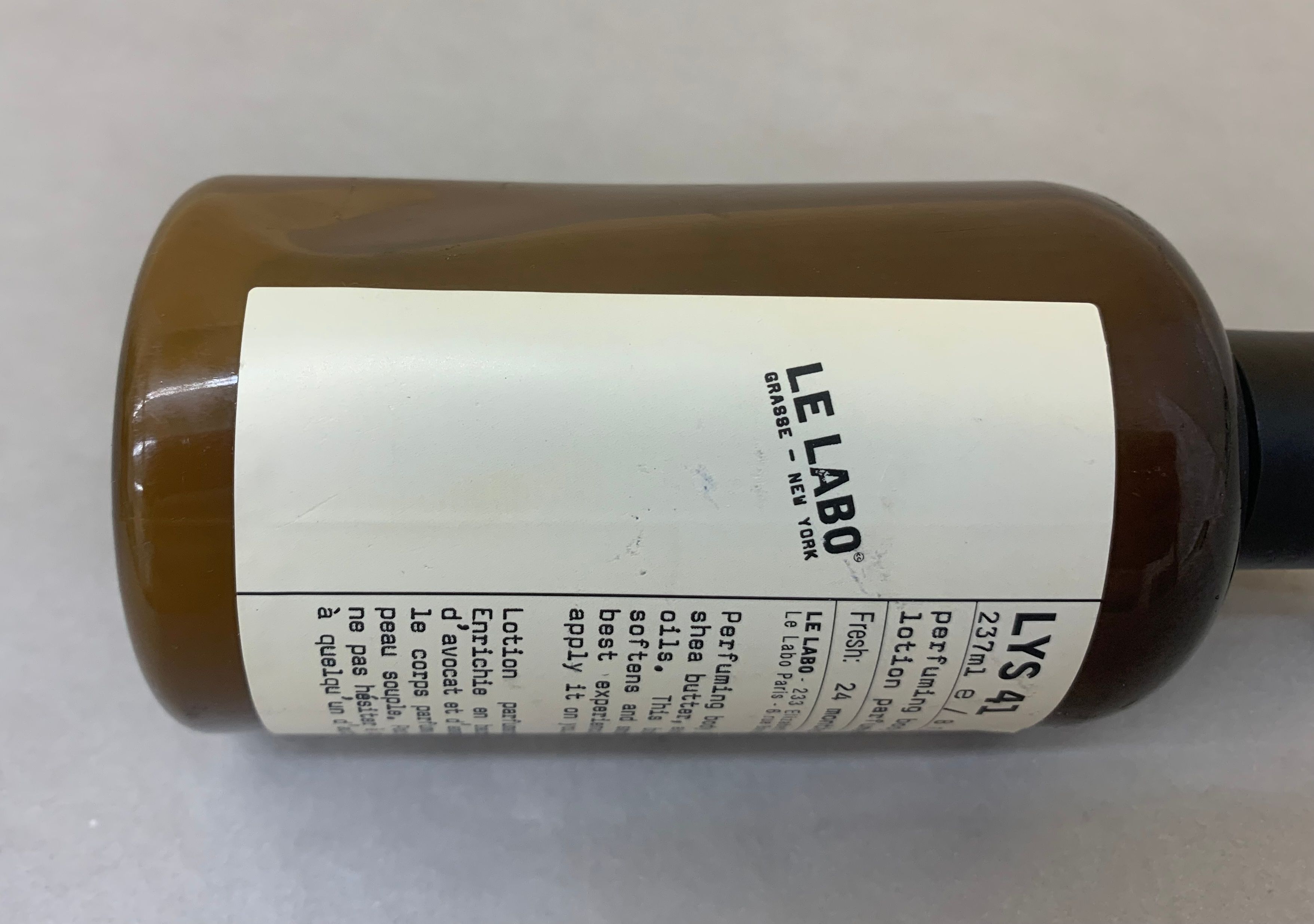 LE LABO LYS41 ボディローション 237 ml LYS 41 | Perfuming Body Lotion | Le Labo Fragrances