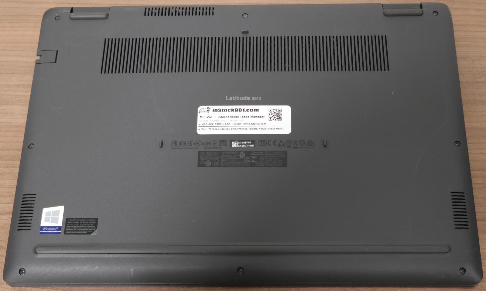 Dell Latitude 3510 i5-10210U 1.60GHz 8GB RAM 512GB SSD 15.6in FHD 