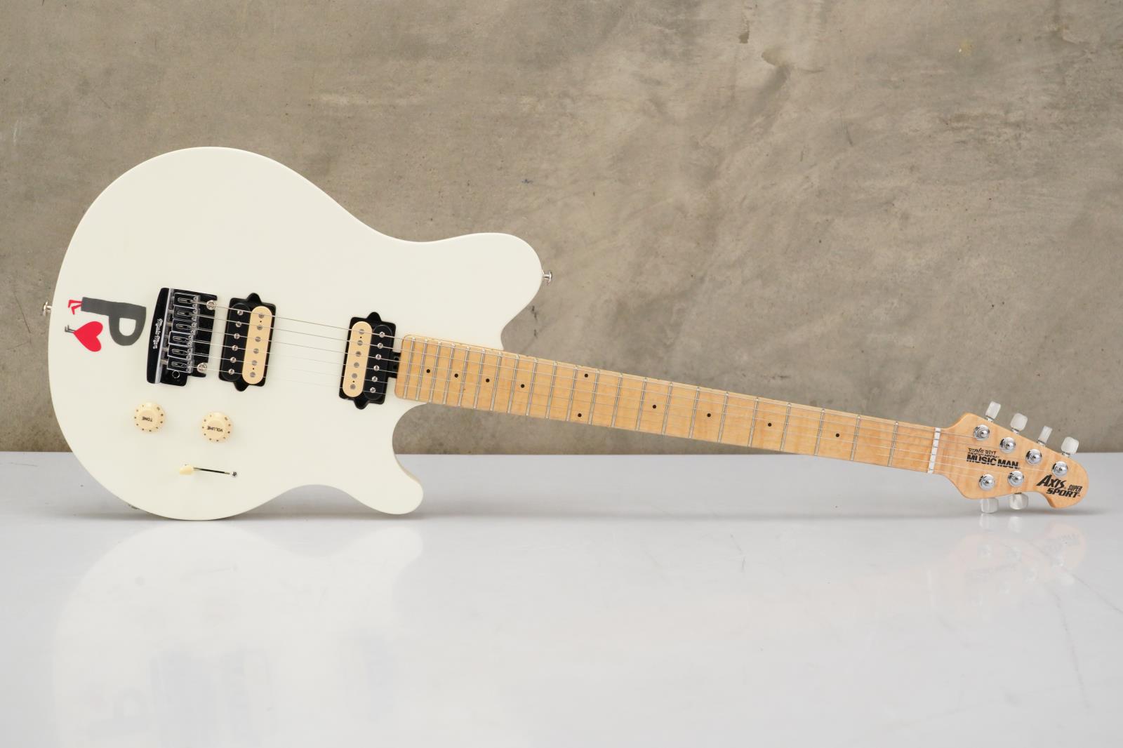 Music Man Axis Super Sport White Electric Guitar w