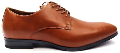 Zapatos de vestir para hombre Perry Ellis Oxford punta lisa formales clásicos con cordones - Imagen 11 de 11