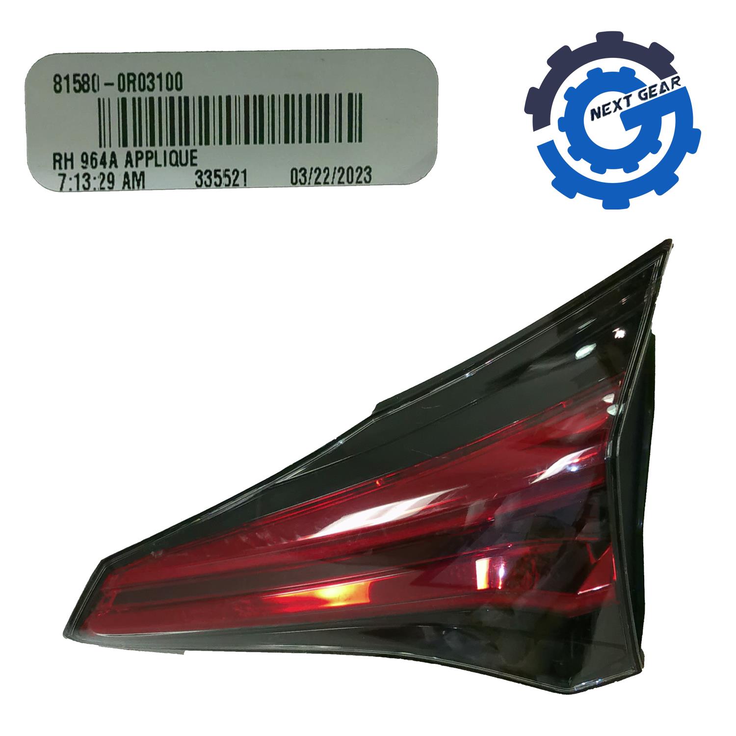 OEM Toyota Rear Right Inner Halogen Tail Light for 2016-2018 Rav4