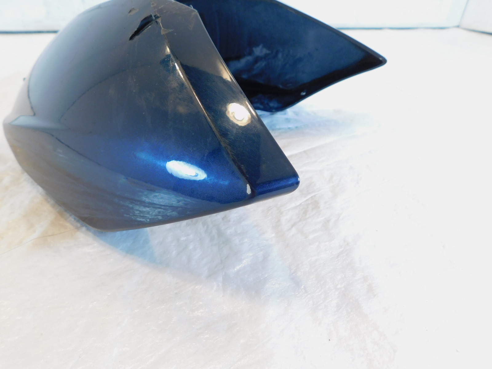 08-14 BMW R1200 RT R1200RT Front Upper Polar Metallic Blue Fender