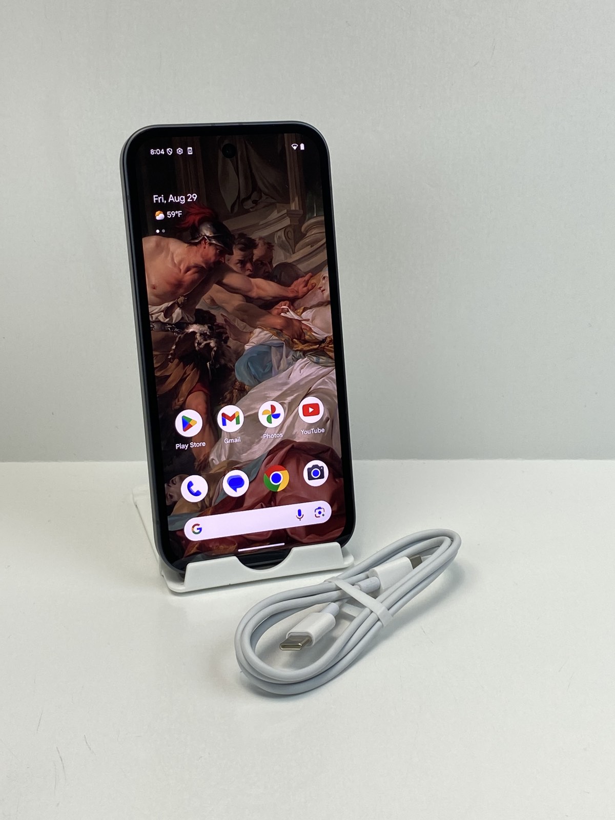 Google Pixel 9a GXQ96 128GB Obsidian! Can work on AT&T Network