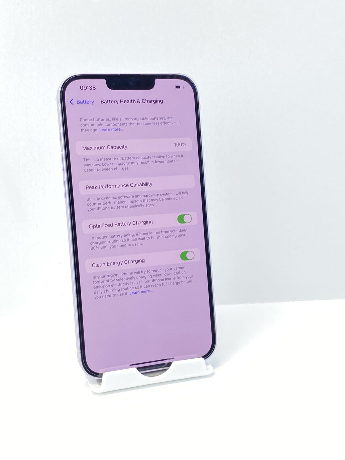 Apple iPhone 14 Plus A2632 256GB Purple! 100% battery health