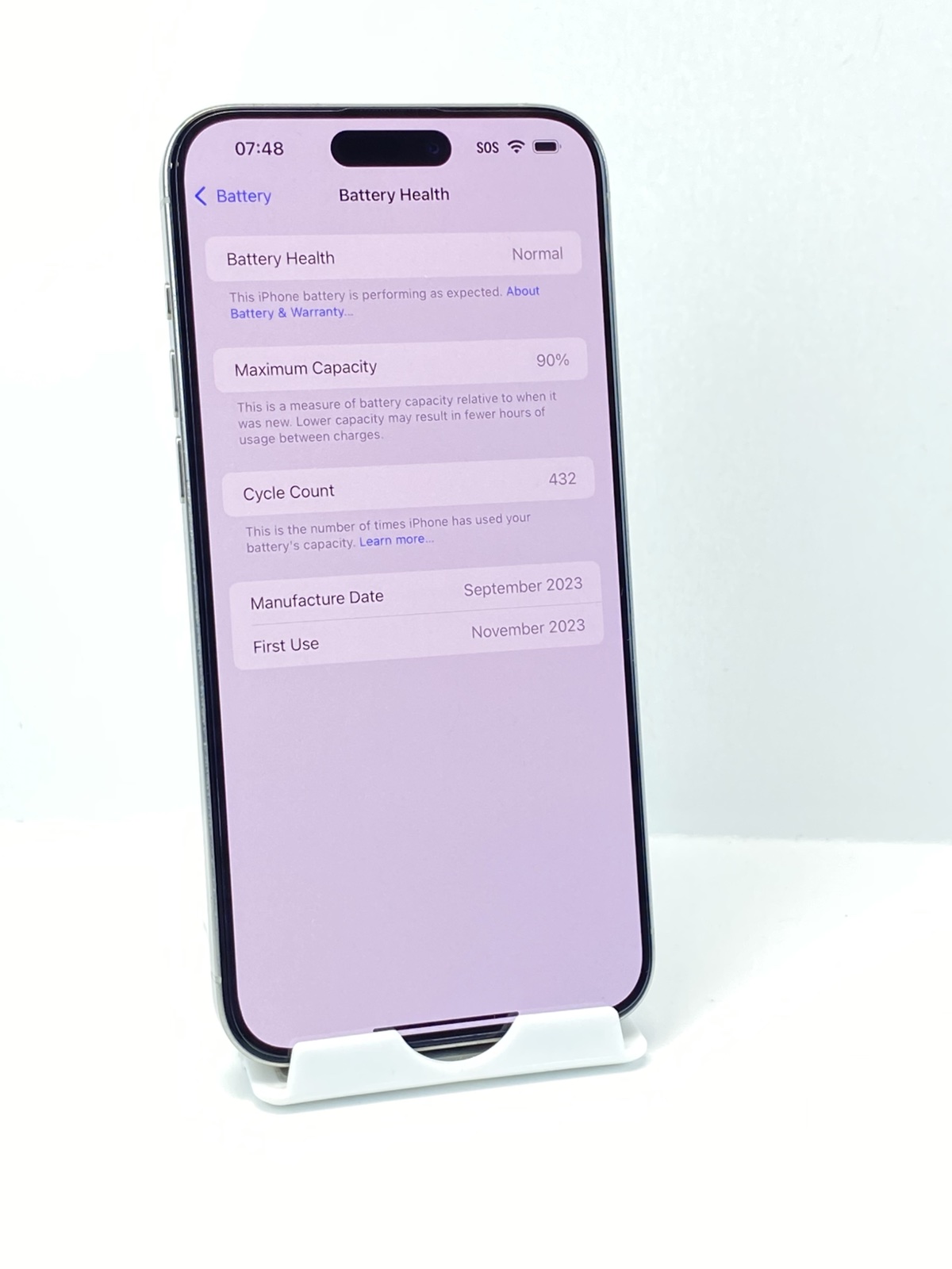 Apple iPhone 15 Pro Max A2849 1TB White! Factory Unlocked