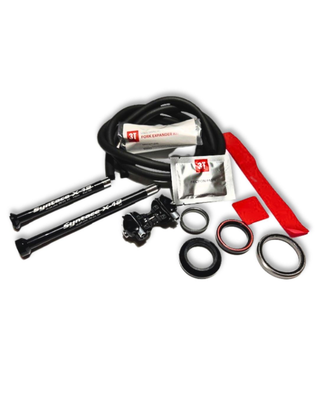 3T Exploro Frameset Parts Kit – Thru Axles, Headset, Saddle Clamp