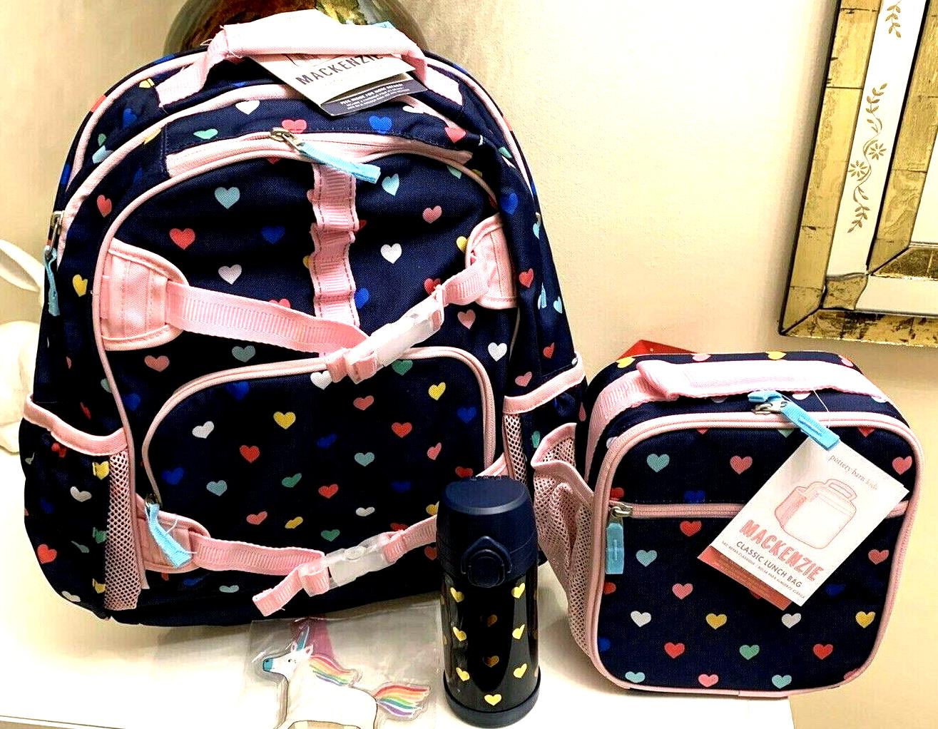 Travel Bag+water +lunch Box+unicorn [