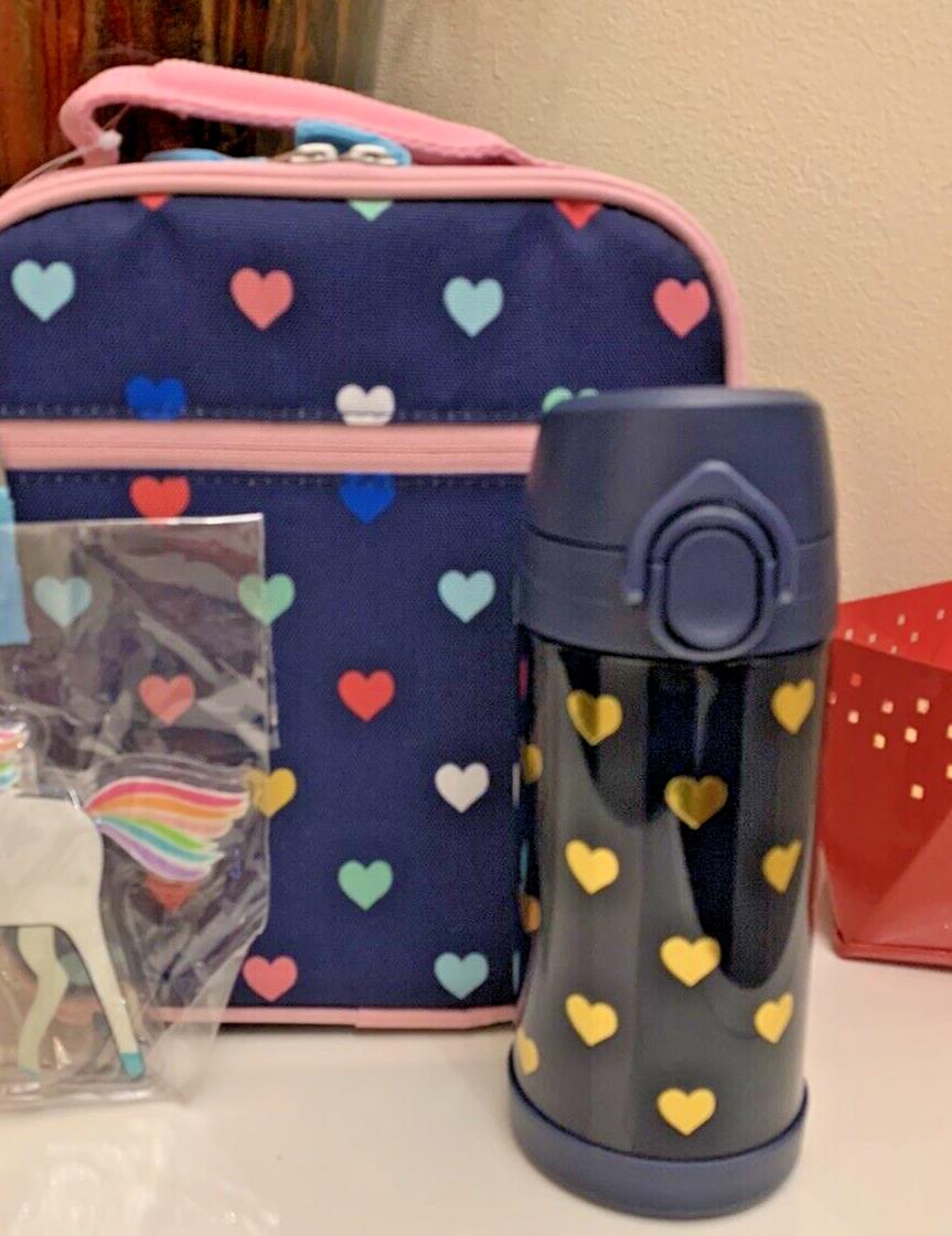 School Pottery Barn kids Disney BACKPACK travel bag+Water +Lunch BOX+Unicorn [ detailed image 7