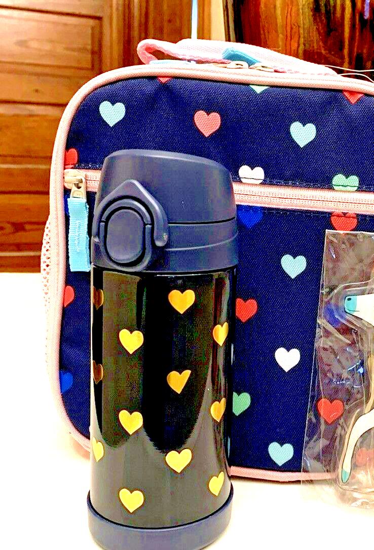 School Pottery Barn kids Disney BACKPACK travel bag+Water +Lunch BOX+Unicorn [ detailed image 16