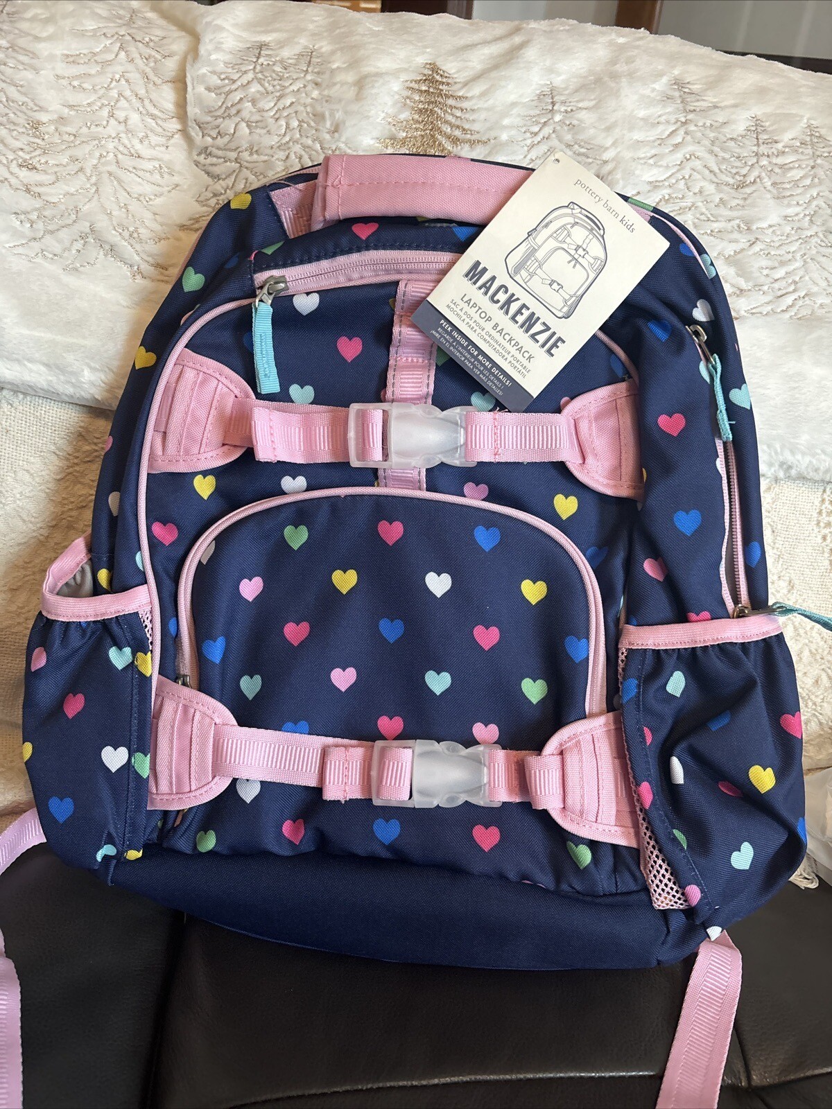 School Pottery Barn kids Disney BACKPACK travel bag+Water +Lunch BOX+Unicorn [ detailed image 20