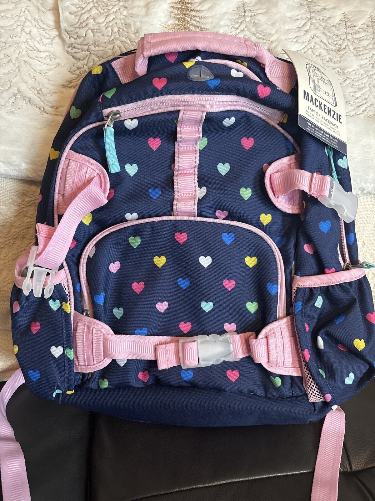 School Pottery Barn kids Disney BACKPACK travel bag+Water +Lunch BOX+Unicorn [ detailed image 21
