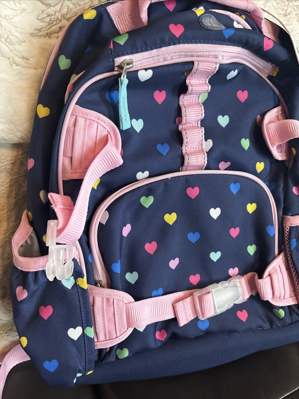 School Pottery Barn kids Disney BACKPACK travel bag+Water +Lunch BOX+Unicorn [ detailed image 22