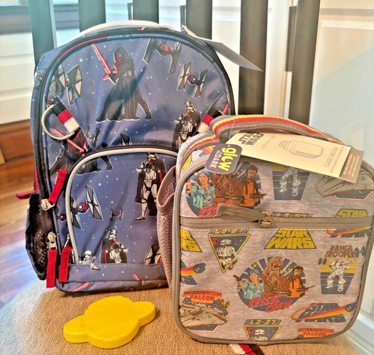 Pottery Barn School STAR WARS BACKPACK LUNCH Disney Grogu Solo Travel Bag 🚀 / main product image