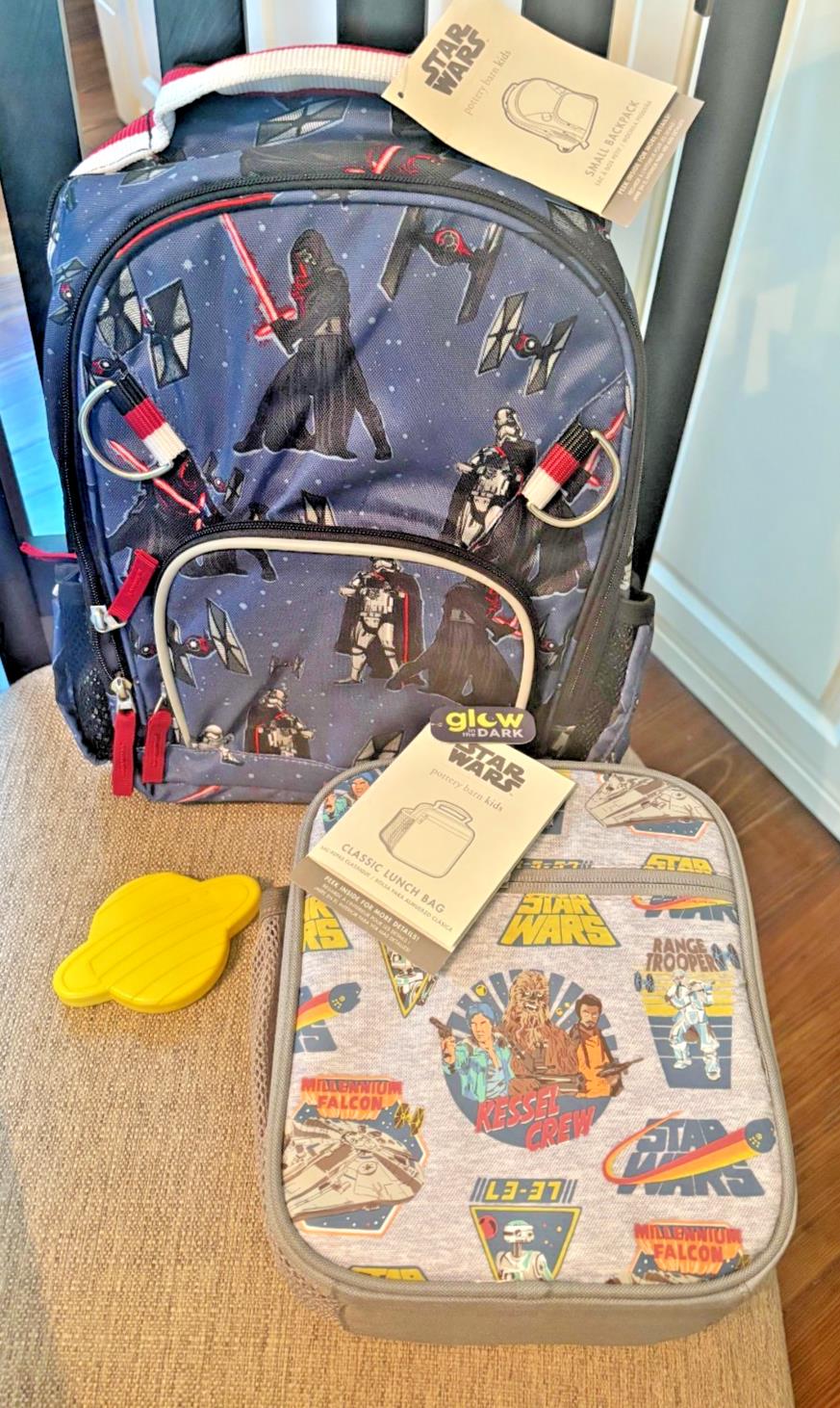 Pottery Barn School STAR WARS BACKPACK LUNCH Disney Grogu Solo Travel Bag 🚀 / product image view 2