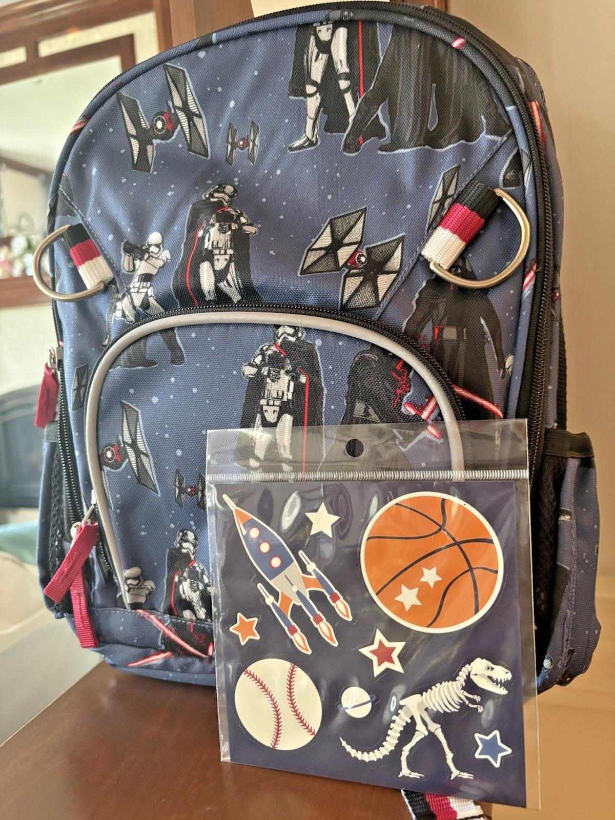 Pottery Barn School STAR WARS BACKPACK LUNCH Disney Grogu Solo Travel Bag 🚀 / product image view 3