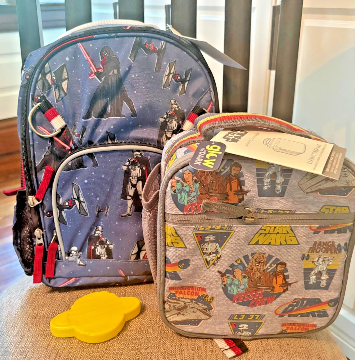 Pottery Barn School STAR WARS BACKPACK LUNCH Disney Grogu Solo Travel Bag 🚀 / product image view 5