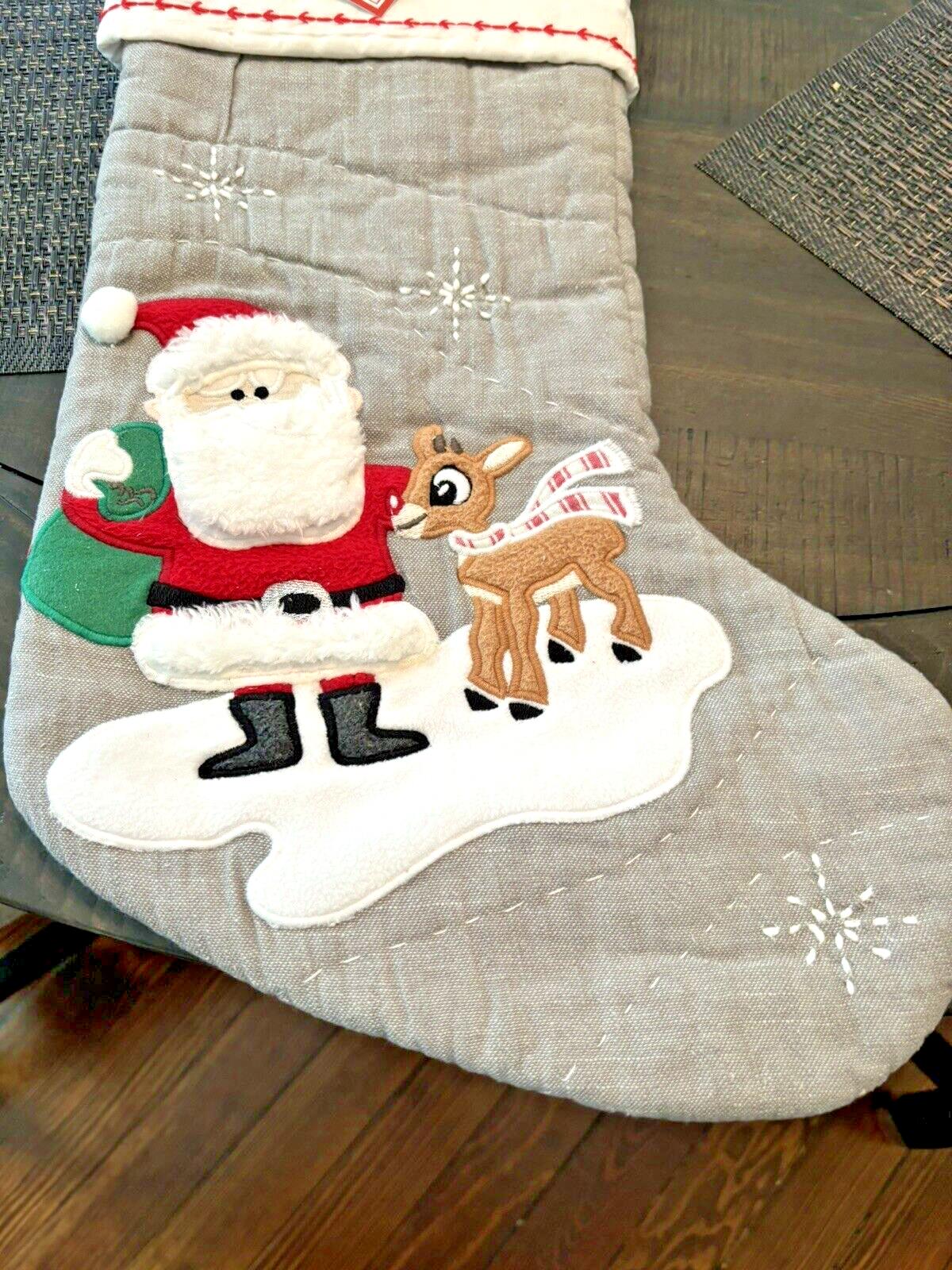 Disney Pottery Barn Holiday Christmas stocking Santa Rudolph Seuss tree Party detailed image 2