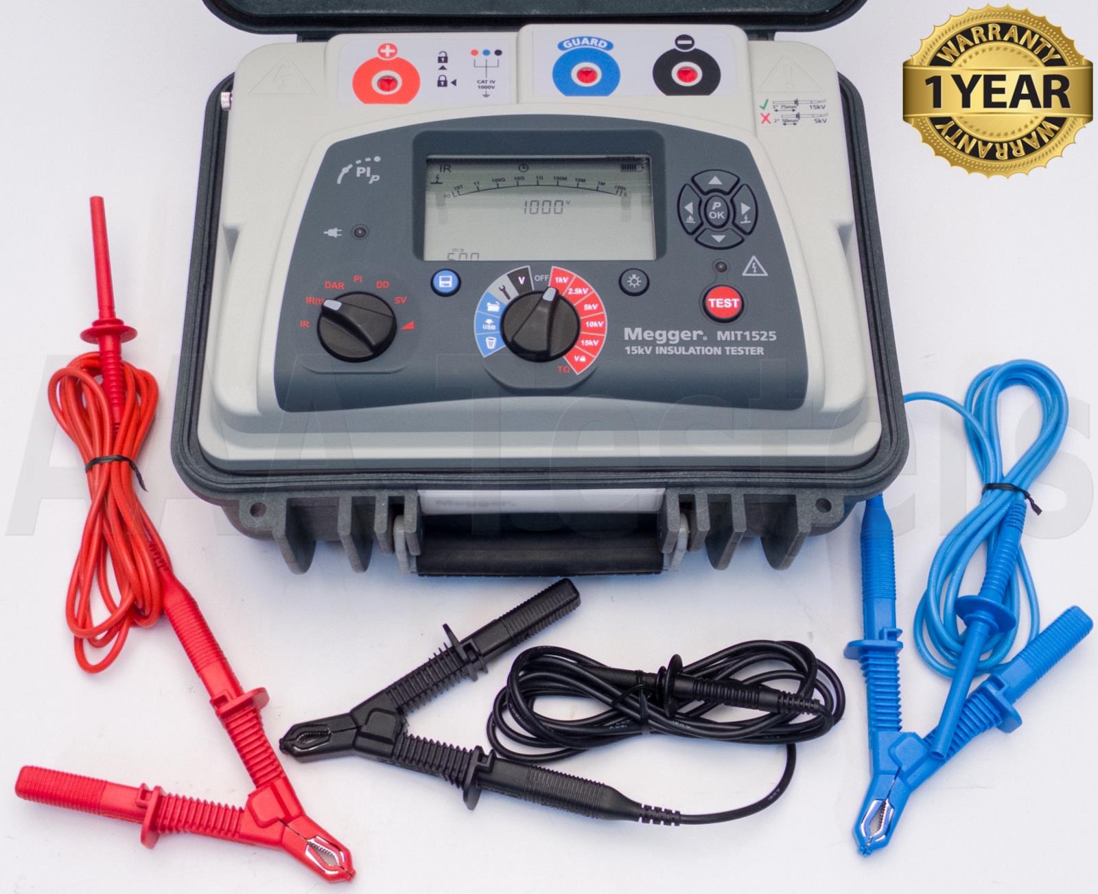 Megger MIT1525 15 kV High Voltage Insulation Resistance Tester MIT