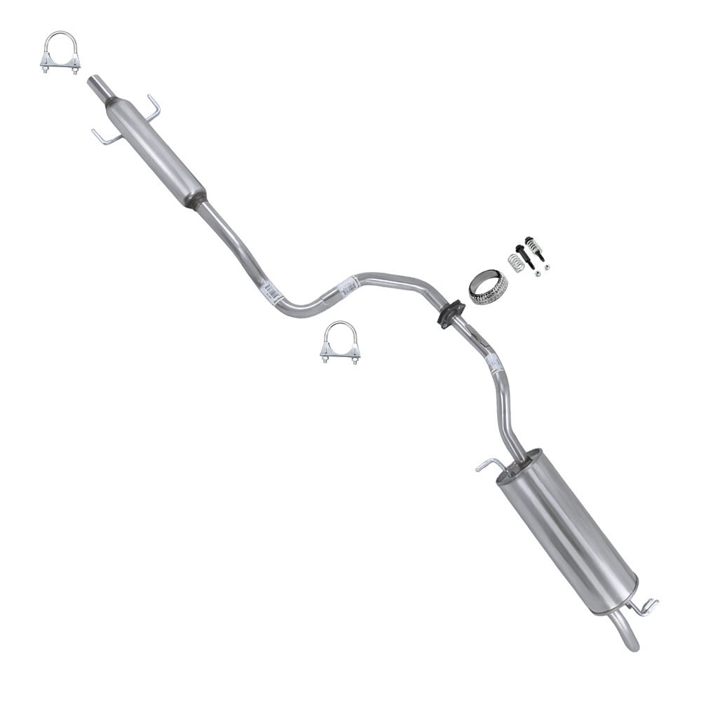 パーツ Prius 30 muffler Resonator Muffler Assembly Exhaust Kit fits 2004-2009 Toyota Prius