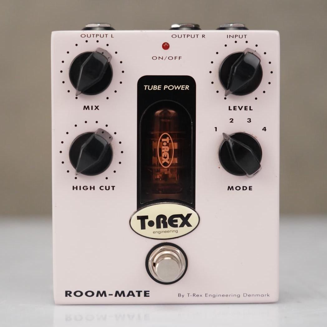 T-Rex Room-Mate Tube Driven Reverb MK I Pedal w/ Mogami Gold Cables #59837